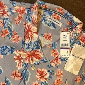 NWT Tommy Bahama Cape Hibiscus 100% Silk Camp Shirt Big & Tall Men’s 2XLB $168